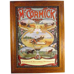 McCormick Harvesting Machine Co. Paper Sign