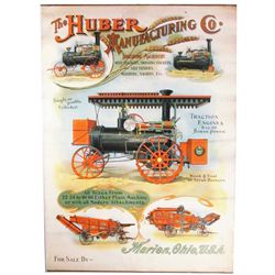 The Huber Manufacturing Co. Paper Sign