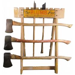The Plumb Axe Wood Store Display