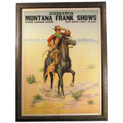 Montana Frank Shows Poster