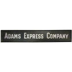 Adams Express Company Wood Sand Sign