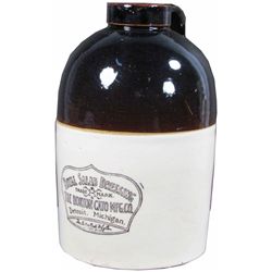 Royal Salad Dressing Crock Jug, Detroit