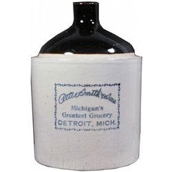 Peter Smith & Sons Crock Jug, Detroit