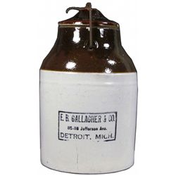 E.B. Gallagher & Co. Crock, Detroit