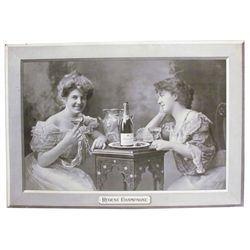 Regent Champagne Self Framed Tin Sign