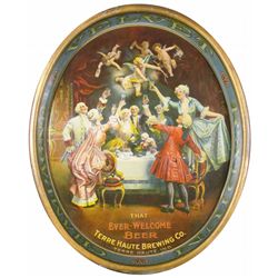 Velvet Champagne Tin Serving Tray