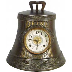 Belle of Bourbon Advertising Clock