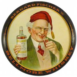 Bellmore Whiskey Tin Serving Tray