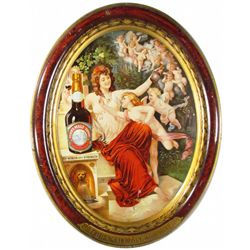 Fehr's Malt-Tonic Self Framed Tin Sign