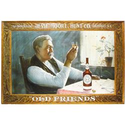 Jesse Moore Hunt Company Self Framed Tin Sign