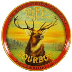 O.F.C. Bourbon Tin Serving Tray