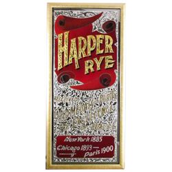 Harper Rye Reverse Glass Sign