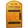 Image 1 : G & W Two Star Wood Price Board