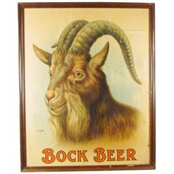 Bock Beer Paper Sign