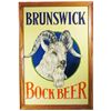 Image 1 : Brunswick Bock Beer Paper Sign