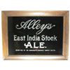 Image 1 : Alley's Ale Reverse Glass Sign