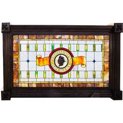 Iroquois Brewing Co. Leaded & RG Glass Window