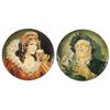 Image 1 : Two Falstaff Tin Chargers