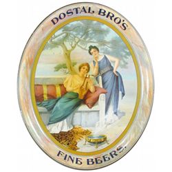Dostal Bro's Fine Beers Tin Serving Tray