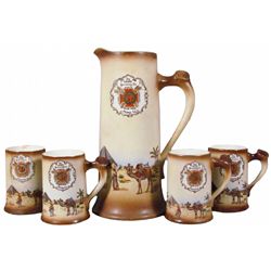 The Leisy Brewing Company Pitcher Set