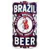 Image 1 : Brazil Beer Porcelain Curved Corner Sign