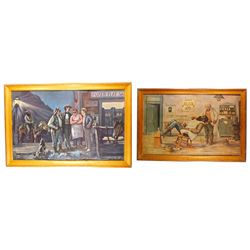 Two A-1 Brewing Cardboard Posters by L. Mecargee