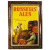 Image 1 : Russells' Ales Self Framed Tin Sign