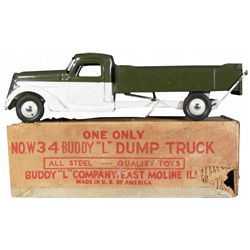 Buddy-L Pressed Steel Int Dump Truck Toy