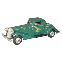 Louis Marx Tin Siren Police Patrol Wind Up Toy