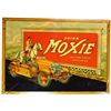 Image 1 : Moxie Self Framed Tin Over Cardboard Sign