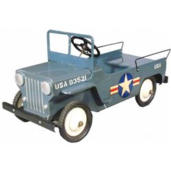 1950's Hamilton Jeep Pedal Car