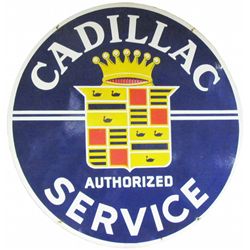 Cadillac Porcelain Service Sign