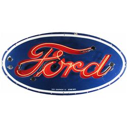 Ford Porcelain Neon Sign