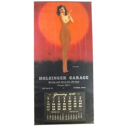 1946 Calendar for Holsinger Garage