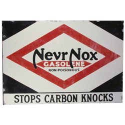 NevrNox Gasoline Porcelain Sign