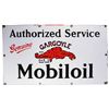 Image 1 : Mobiloil Authorized Service Porcelain Sign