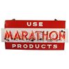 Image 1 : Marathon Embossed Porcelain Neon Sign