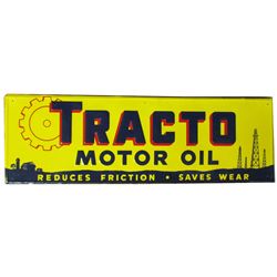 Tracto Embossed Tin Sign