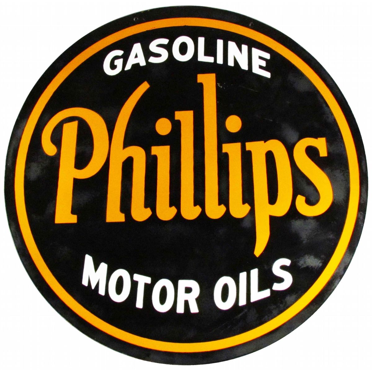 Phillips Gasoline, Motor Oil 2 Sided Porcelain Sign