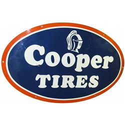 Cooper Tire Tin Sign