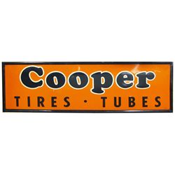 Cooper Tires & Tubes Embossed Tin Sign