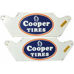 Cooper Tire Rack Tin Side Signs