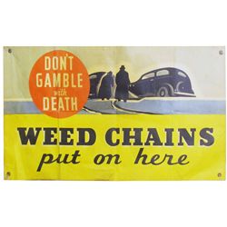 Weed Chains Paper Banner