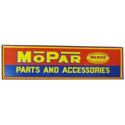 Mopar Parts & Accessories Embossed Tin Sign