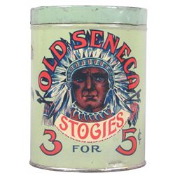 Old Seneca Cigar Tin for 25 Cigars