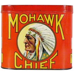 Mohawk Chief Cigar Tin