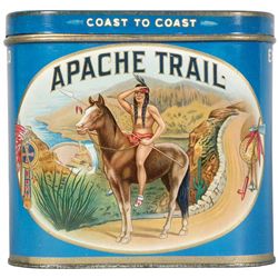 Apache Trail Cigar Tin for 50 Cigars