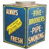 Image 1 : Five Brothers' Tobacco Tin Store Bin