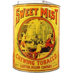 Sweet Mist Chewing Tobacco Store Tin