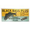Image 1 : Rare Black Bass Plug Paper Banner